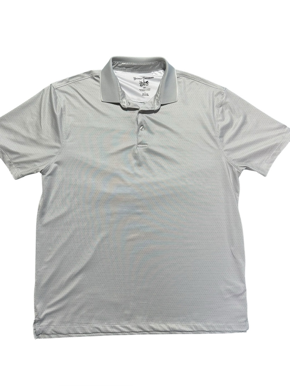 Hickey Freeman Light Silver Men’s Polo L